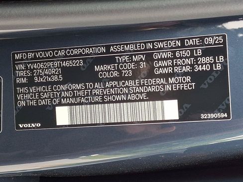 Used 2026 Volvo XC90 B6 Plus w/ Protection Package Premier AWD/4WD image 20