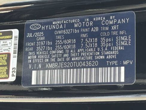 Certified 2026 Hyundai Palisade XRT Pro AWD/4WD image 36