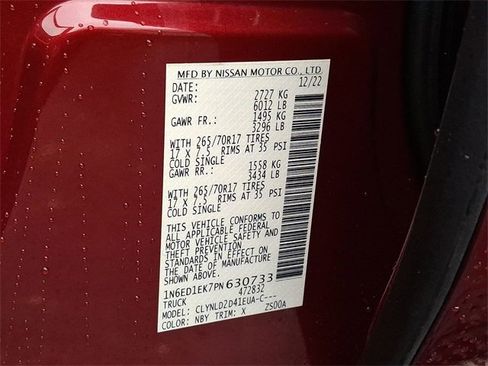 Used 2023 Nissan Frontier PRO-4X w/ Pro Convenience Package image 32