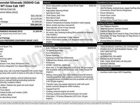 Used 2020 Chevrolet Silverado 3500 W/T w/ WT Convenience Package image 9