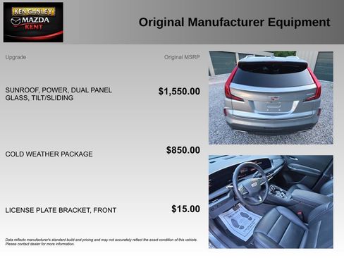 Used 2025 Cadillac XT4 Premium Luxury w/ Cold Weather Package FWD image 7