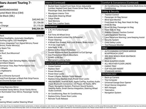 Used 2022 Subaru Ascent Touring image 3