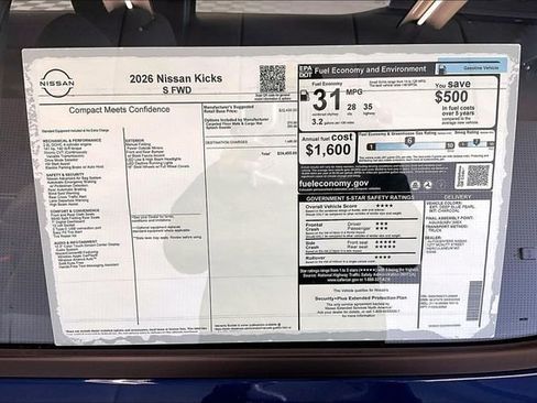 New 2026 Nissan Kicks S image 36