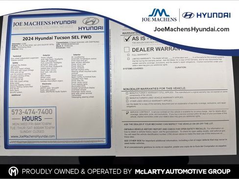 Used 2024 Hyundai Tucson SEL image 36