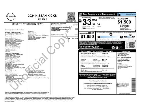Used 2024 Nissan Kicks SR FWD image 40