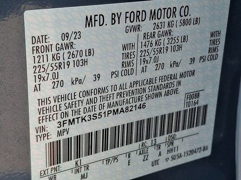 Certified 2023 Ford Mustang Mach-E Premium AWD/4WD image 29
