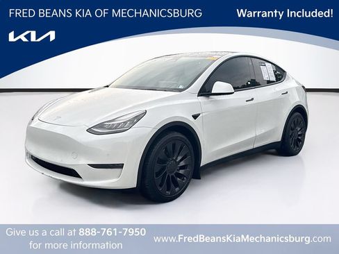 Used 2021 Tesla Model Y Long Range AWD/4WD image 3