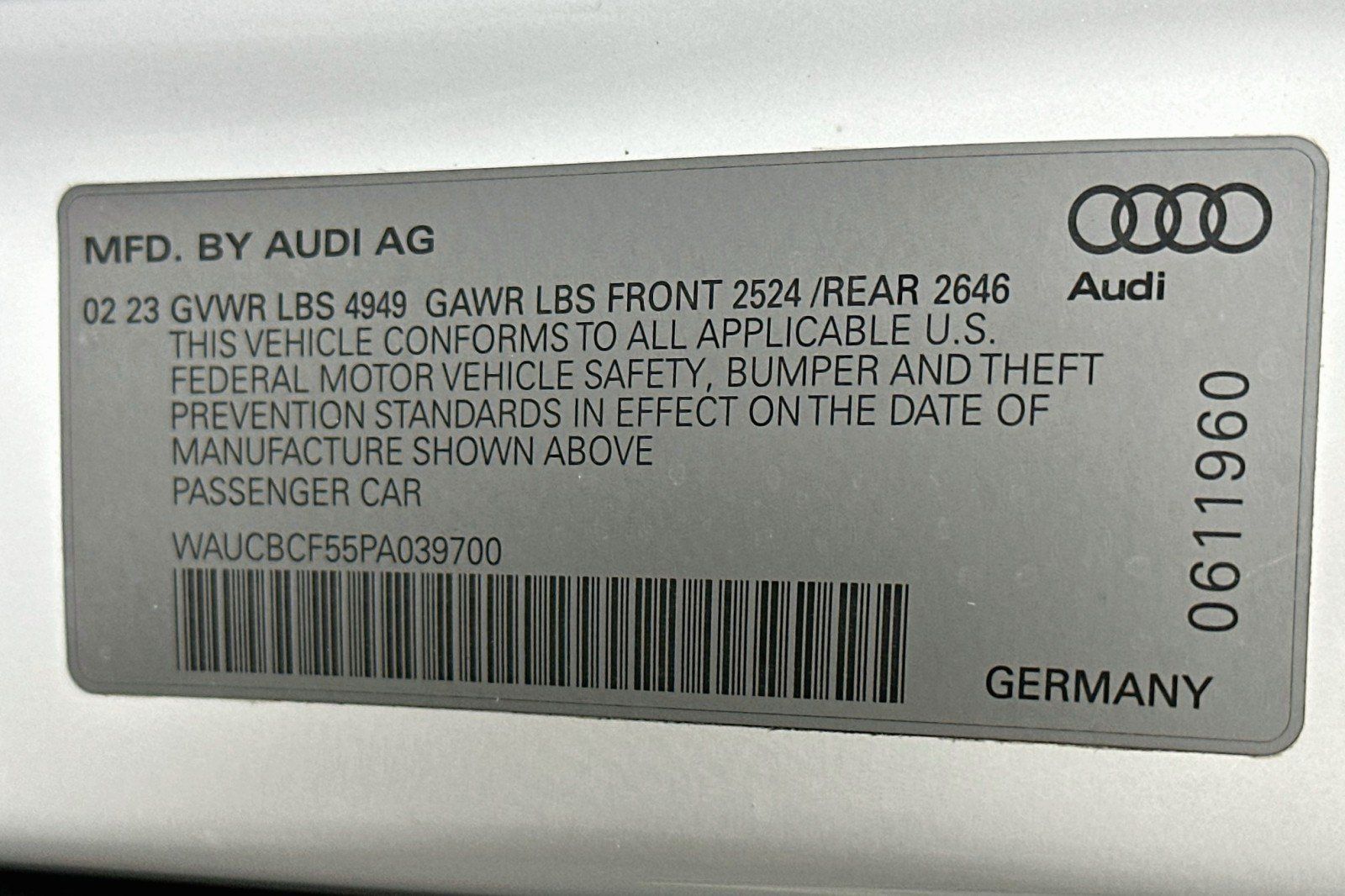 Used 2023 Audi A5 2.0T Premium Plus w/ Premium Plus AWD/4WD image 24