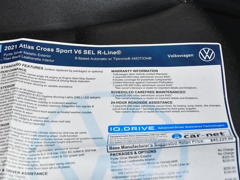 Used 2021 Volkswagen Atlas Cross Sport SEL R-Line image 59