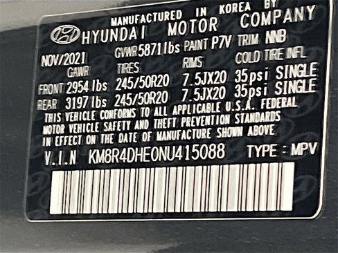 Used 2022 Hyundai Palisade SEL w/ 8P Bench Seat Package image 34