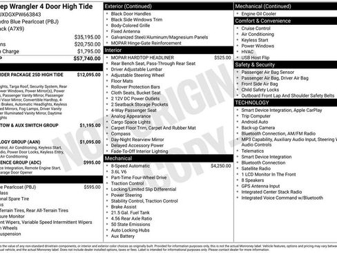 Used 2023 Jeep Wrangler Unlimited Sport AWD/4WD image 36