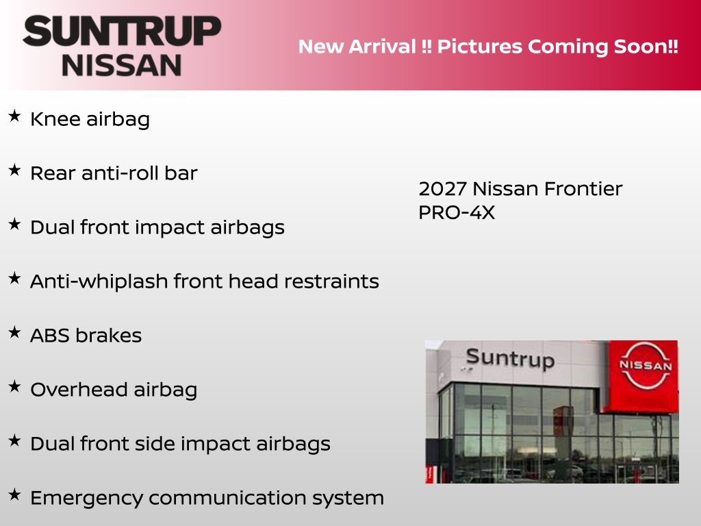 New 2027 Nissan Frontier PRO-4X AWD/4WD image 4
