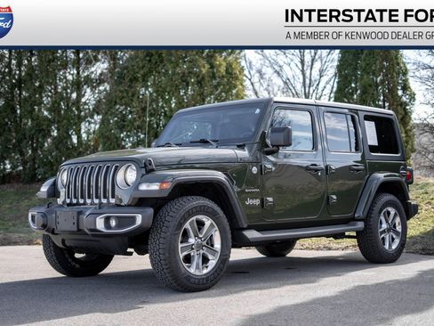 Used 2021 Jeep Wrangler Unlimited Sahara image 1