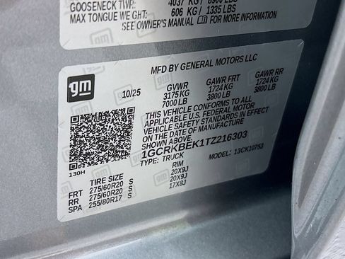 Used 2026 Chevrolet Silverado 1500 Custom AWD/4WD image 32
