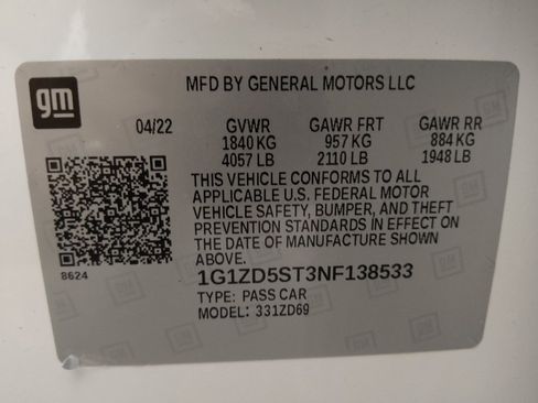 Used 2022 Chevrolet Malibu LT FWD image 33