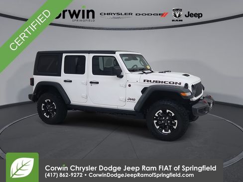 Certified 2026 Jeep Wrangler Unlimited Rubicon AWD/4WD image 1
