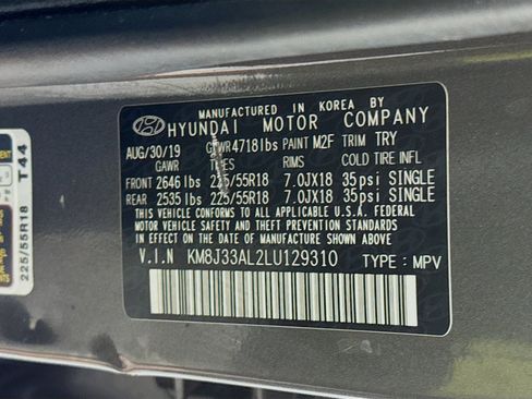 Used 2020 Hyundai Tucson SEL FWD image 39