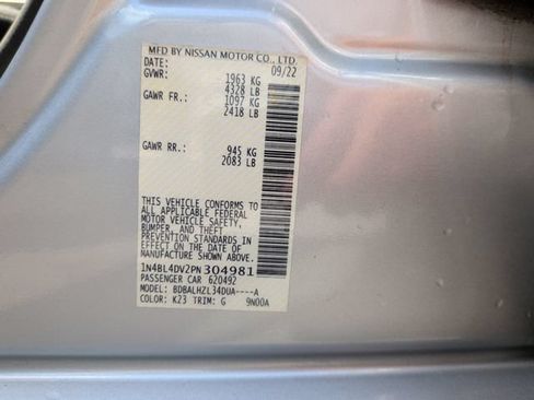 Used 2023 Nissan Altima 2.5 SV FWD image 29