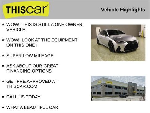 Used 2022 Lexus IS 350 F Sport w/ Accessory Package RWD image 10