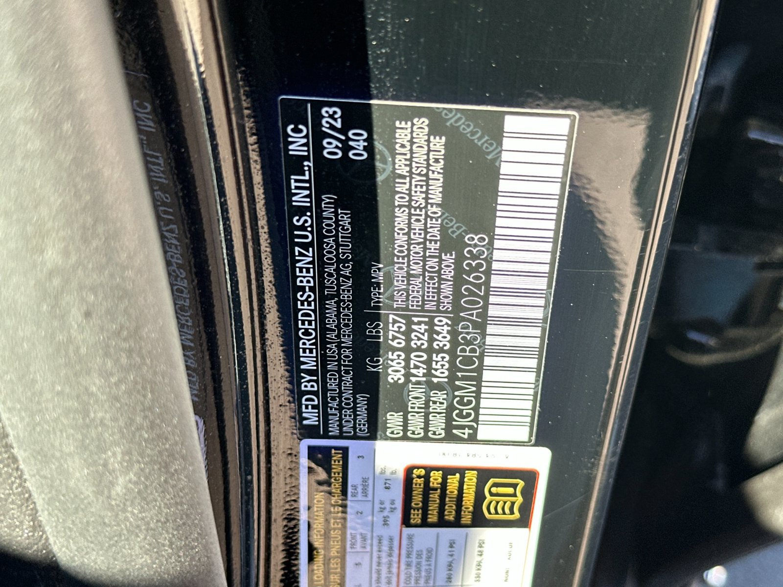 Certified 2023 Mercedes-Benz EQE 350+ 4MATIC SUV image 36