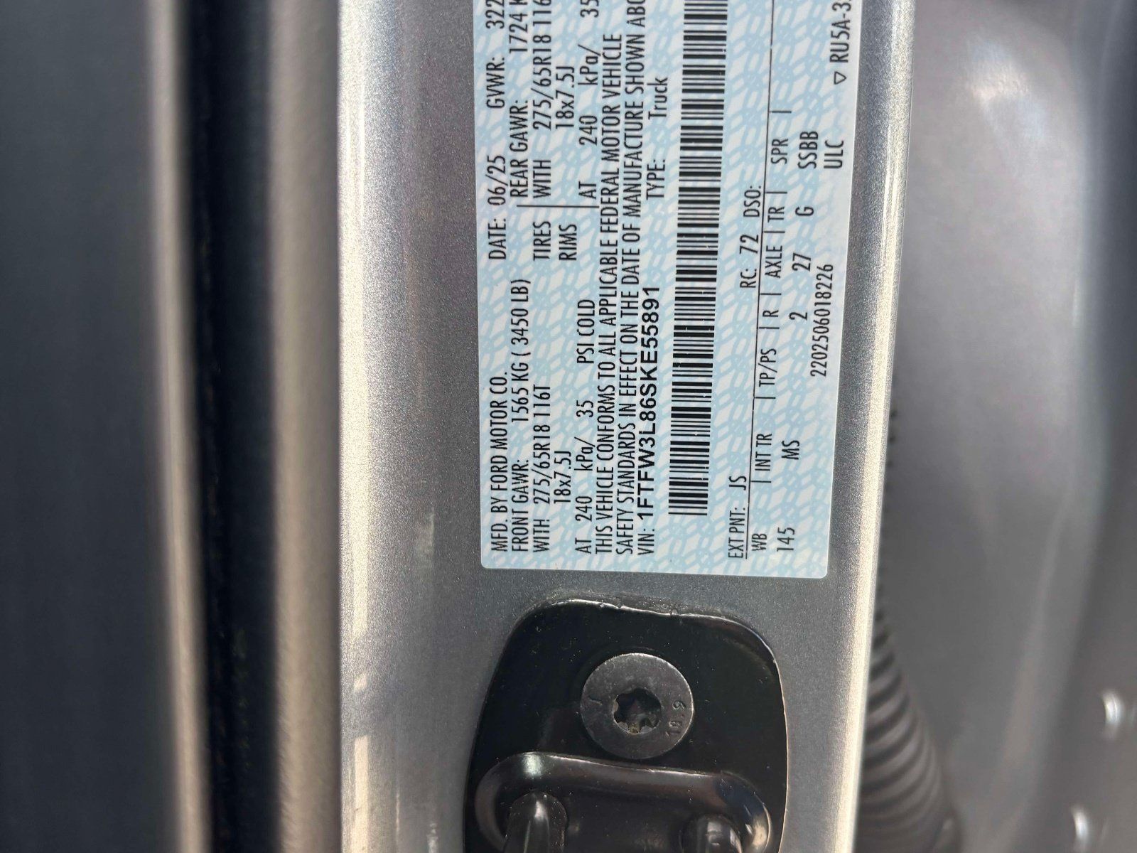Used 2025 Ford F150 XLT w/ Equipment Group 301A Standard AWD/4WD image 37