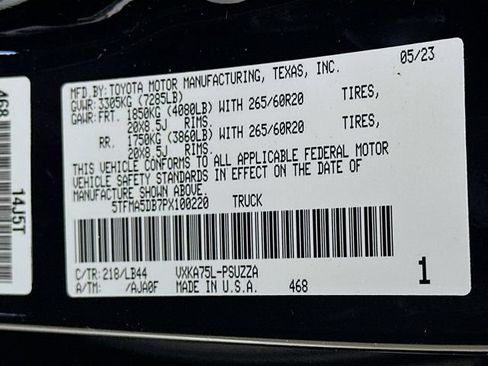 Used 2023 Toyota Tundra 1794 Edition w/ TRD Off-Road Package AWD/4WD image 36