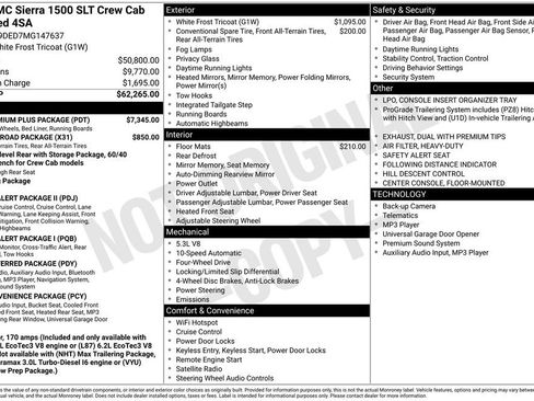 Used 2021 GMC Sierra 1500 SLT w/ SLT Premium Plus Package image 27