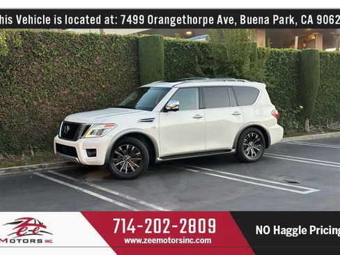 Used 2017 Nissan Armada Platinum w/ Captain Seat Package image 12