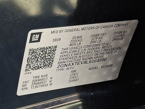 Certified 2020 Chevrolet Equinox LT w/ Driver Convenience Package image 28