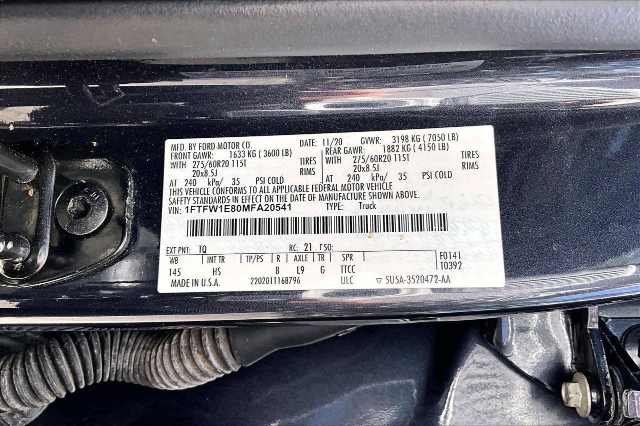 Used 2021 Ford F150 Lariat w/ Equipment Group 502A High AWD/4WD image 16