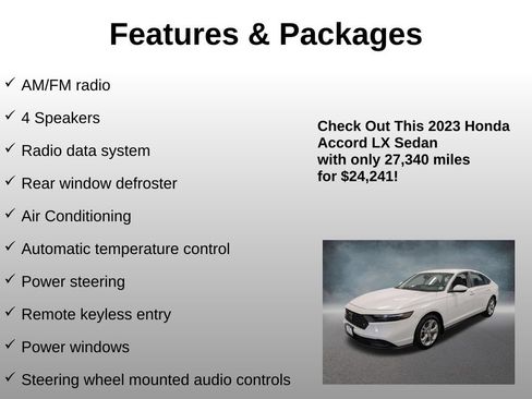 Used 2023 Honda Accord LX image 8