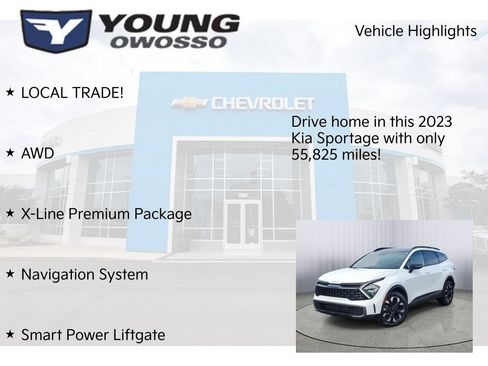 Used 2023 Kia Sportage X-Line w/ X-Line Premium Package AWD/4WD image 7