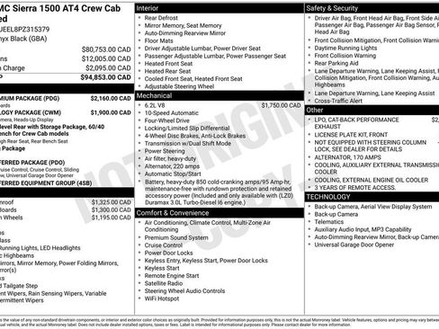 Used 2023 GMC Sierra 1500 AT4 w/ AT4 Premium Package AWD/4WD image 33