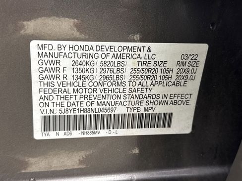 Used 2022 Acura MDX Advance image 35