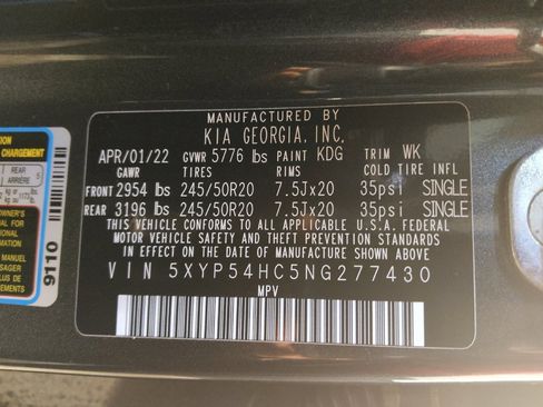 Used 2022 Kia Telluride SX w/ Towing Package FWD image 33