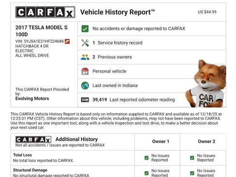 Used 2017 Tesla Model S 100D image 2