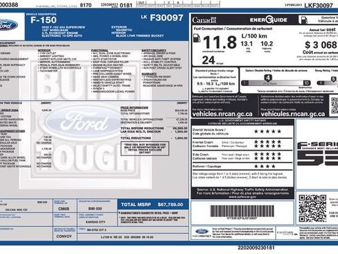 Used 2020 Ford F150 Lariat w/ Equipment Group 502A Luxury AWD/4WD image 2