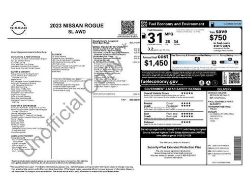 Certified 2023 Nissan Rogue SL w/ SL Premium Package AWD/4WD image 6