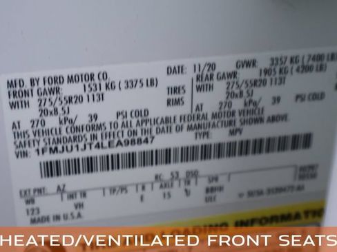 Used 2020 Ford Expedition XLT w/ Equipment Group 202A AWD/4WD image 40