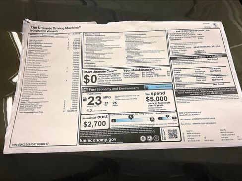 New 2026 BMW X7 xDrive40i w/ M Sport Package image 19