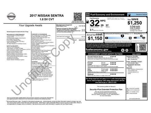 Used 2017 Nissan Sentra SV FWD image 20