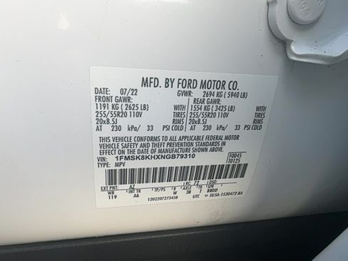 Used 2022 Ford Explorer ST-Line w/ Class IV Trailer Tow Package AWD/4WD image 28