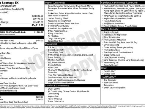Used 2026 Kia Sportage EX w/ EX Panorama Roof Package image 10