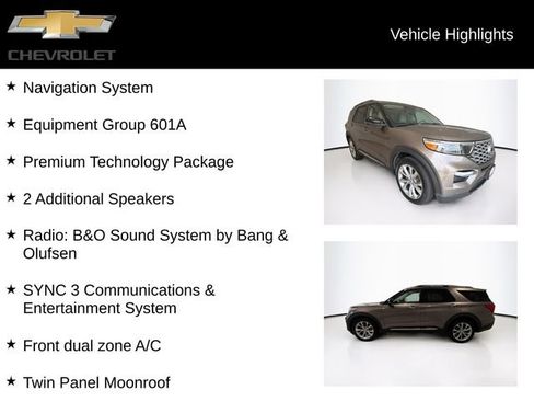Used 2021 Ford Explorer Platinum w/ Equipment Group 601A AWD/4WD image 5