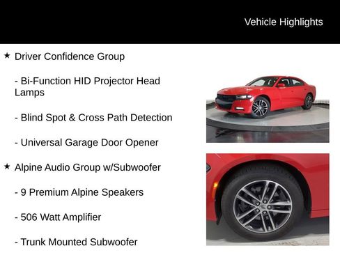 Used 2019 Dodge Charger SXT w/ Driver Confidence Group AWD/4WD image 13