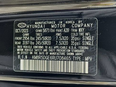 Certified 2024 Hyundai Palisade Limited AWD/4WD image 36