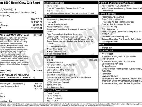 Certified 2023 RAM 1500 Rebel w/ Rebel Level 2 Equipment Group AWD/4WD image 40