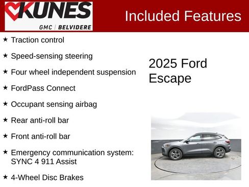Used 2025 Ford Escape ST-Line AWD/4WD image 3