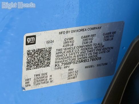 Used 2024 Chevrolet TrailBlazer LT w/ Convenience Package image 34