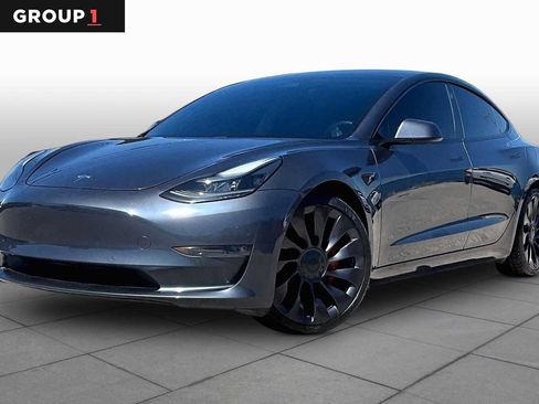 Used 2021 Tesla Model 3 Performance AWD/4WD image 1